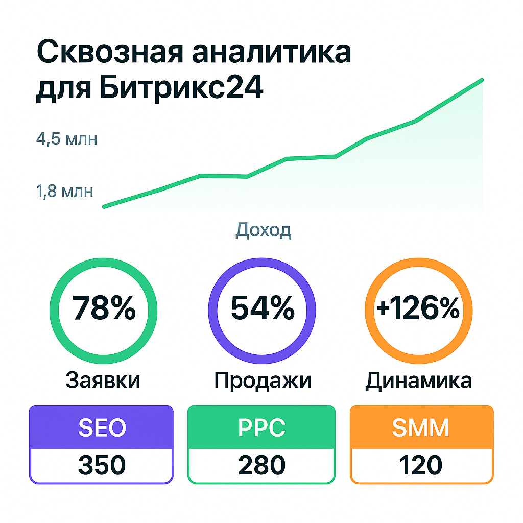 Сквозная аналитика в Битрикс24