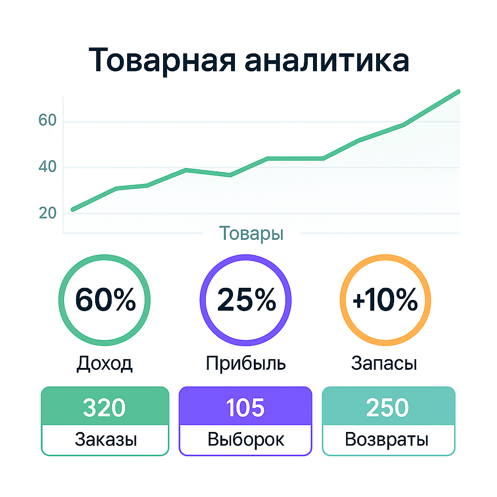 Дашборд товарной аналитики